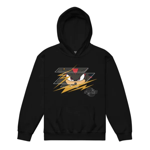Shadow Print Zip Hoodie - Image 4